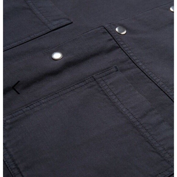 Maison Standards Felix Navy Cotton Overshirt Jacket Patch Pockets Size XL - Picture 2 of 9